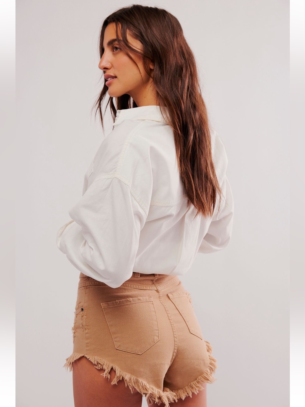 Free People Retrofete Tessa Shorts